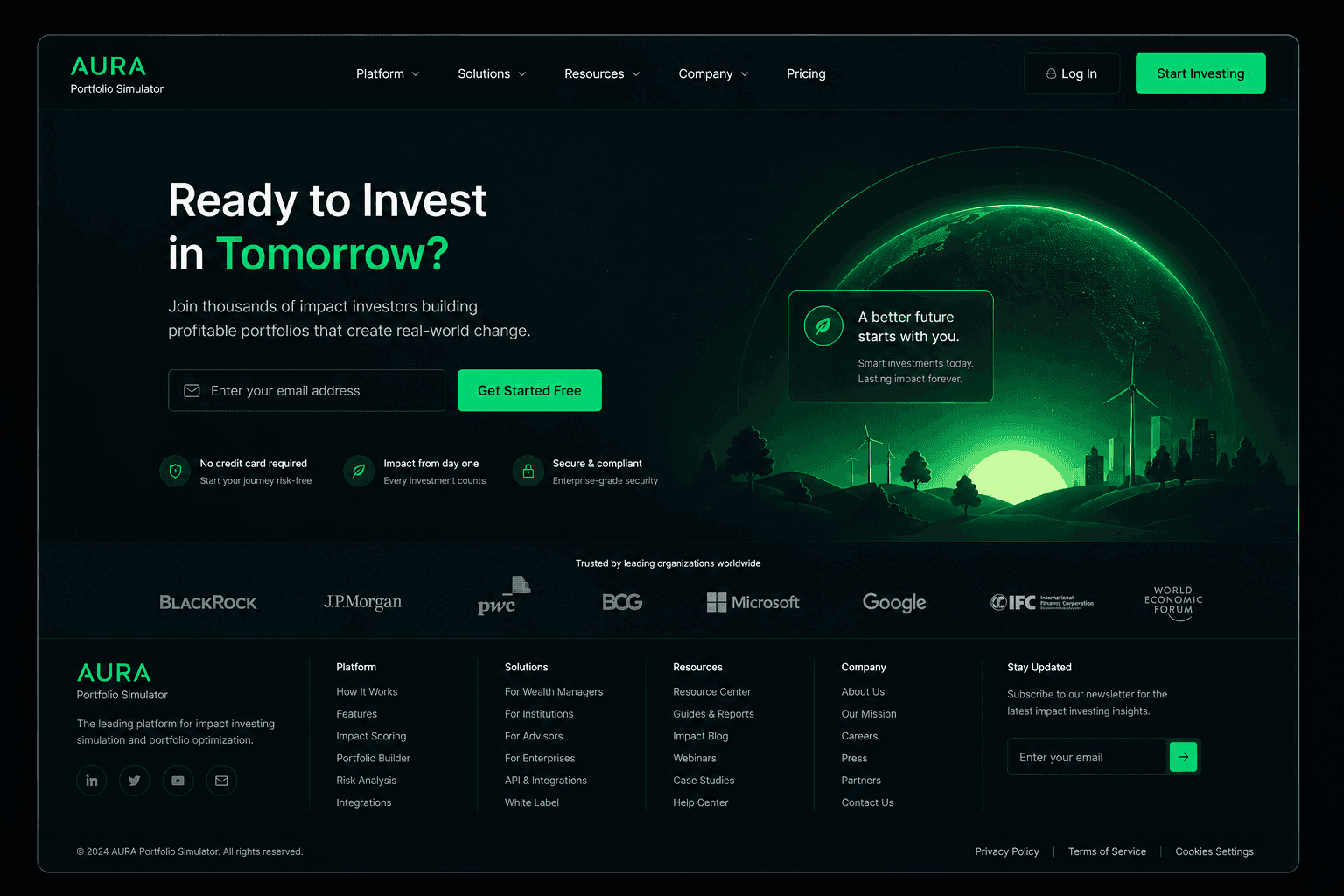 Aura mobile app impact tracking
