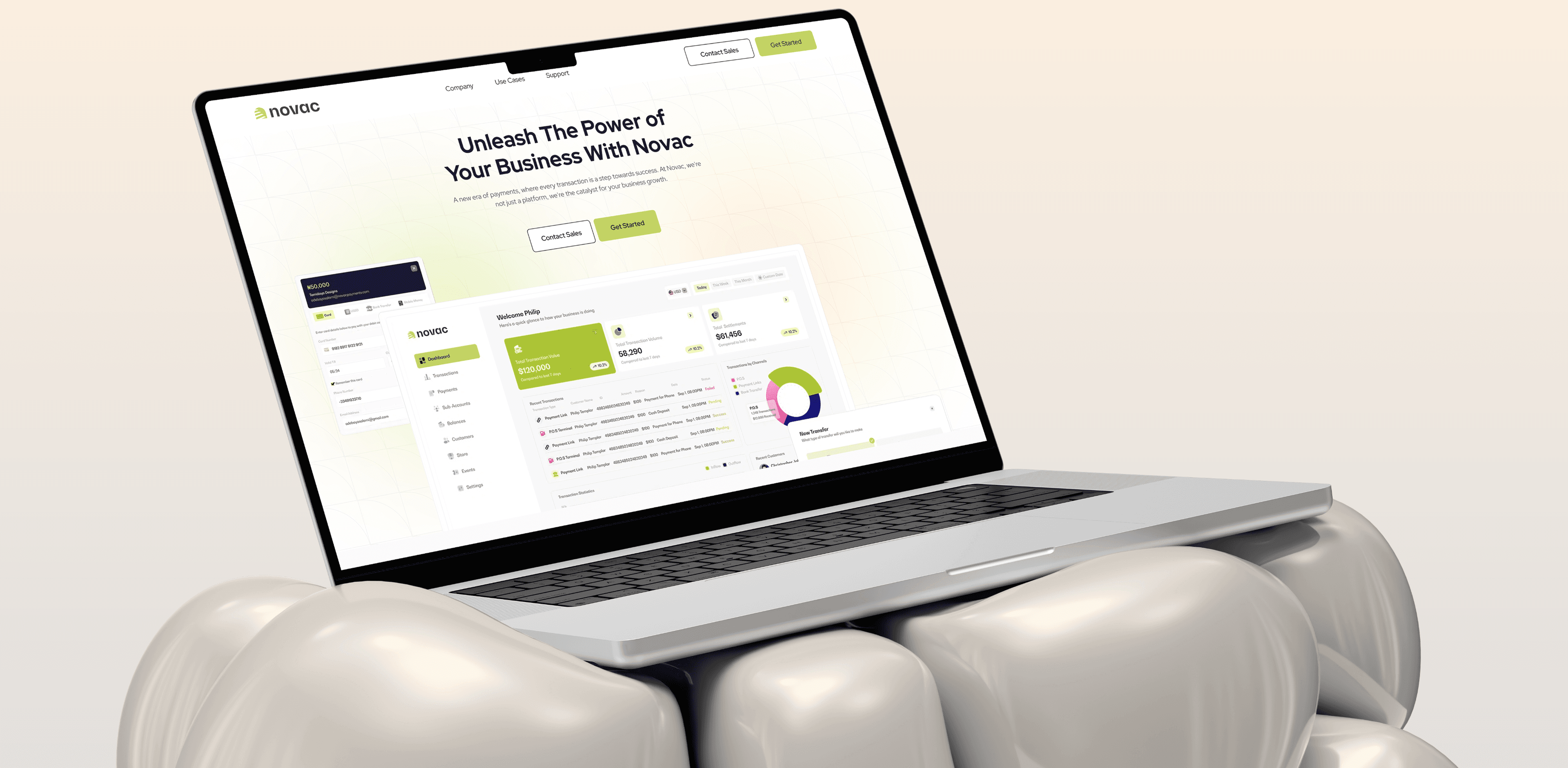 Team working on creative design