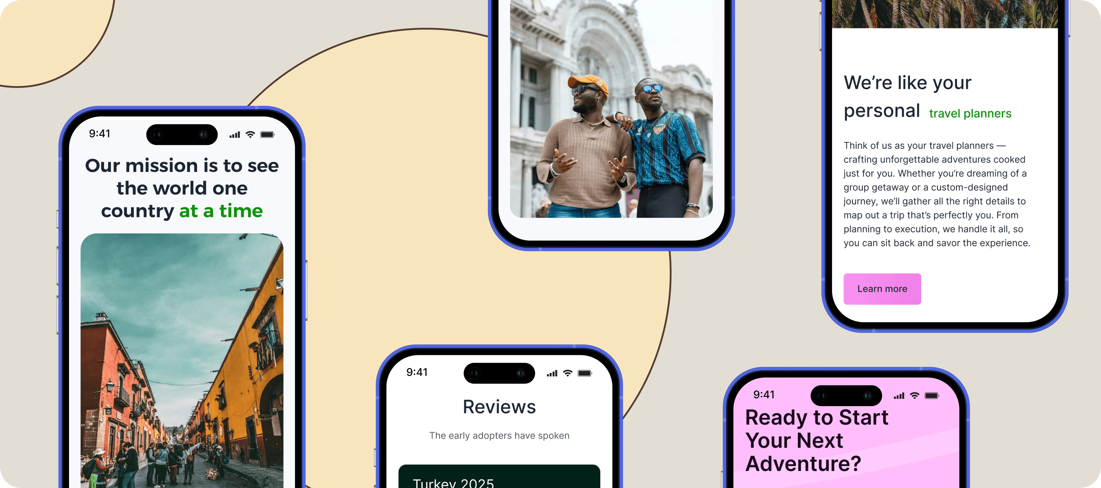 Team working on creative design