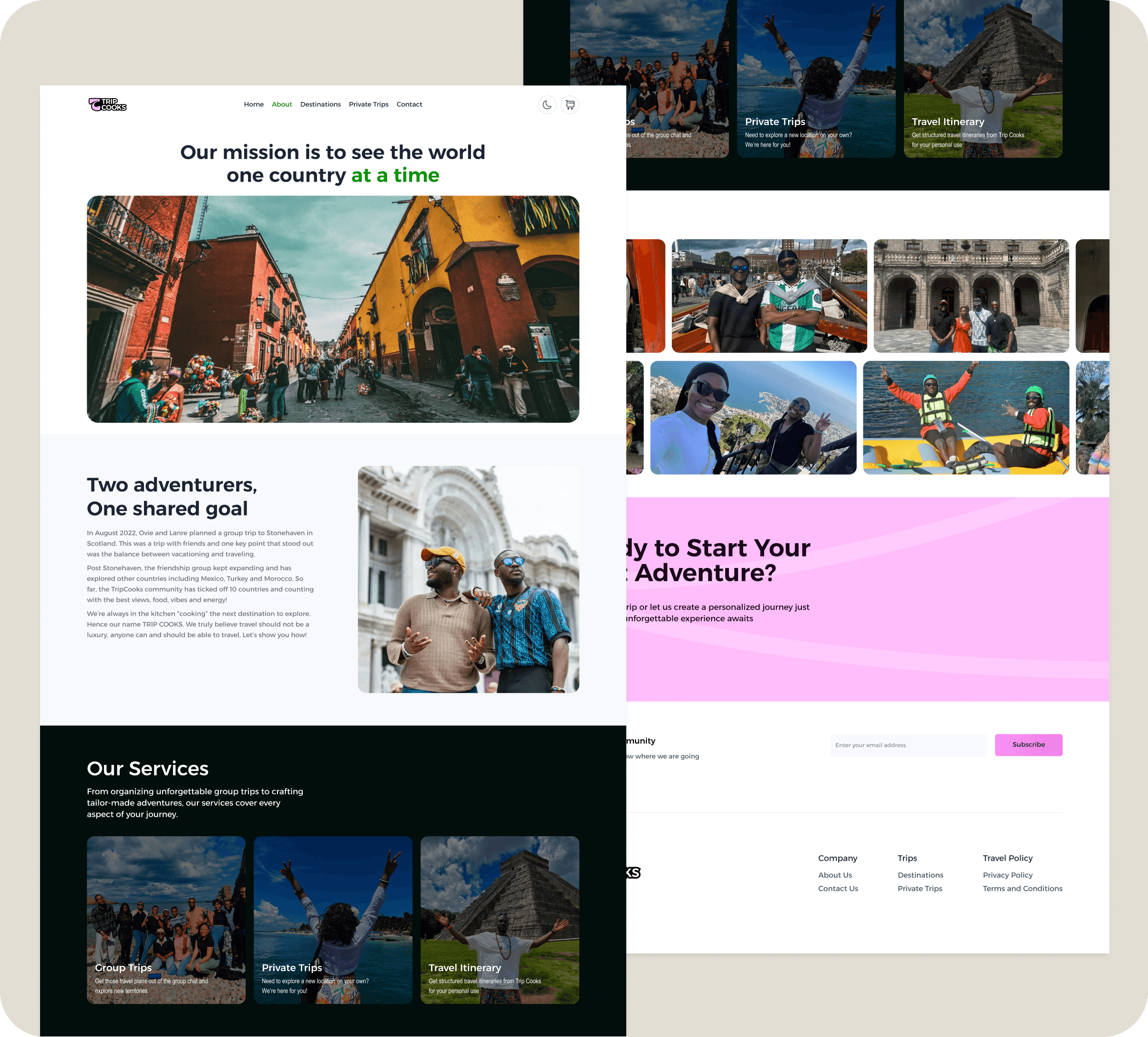 Team working on creative design