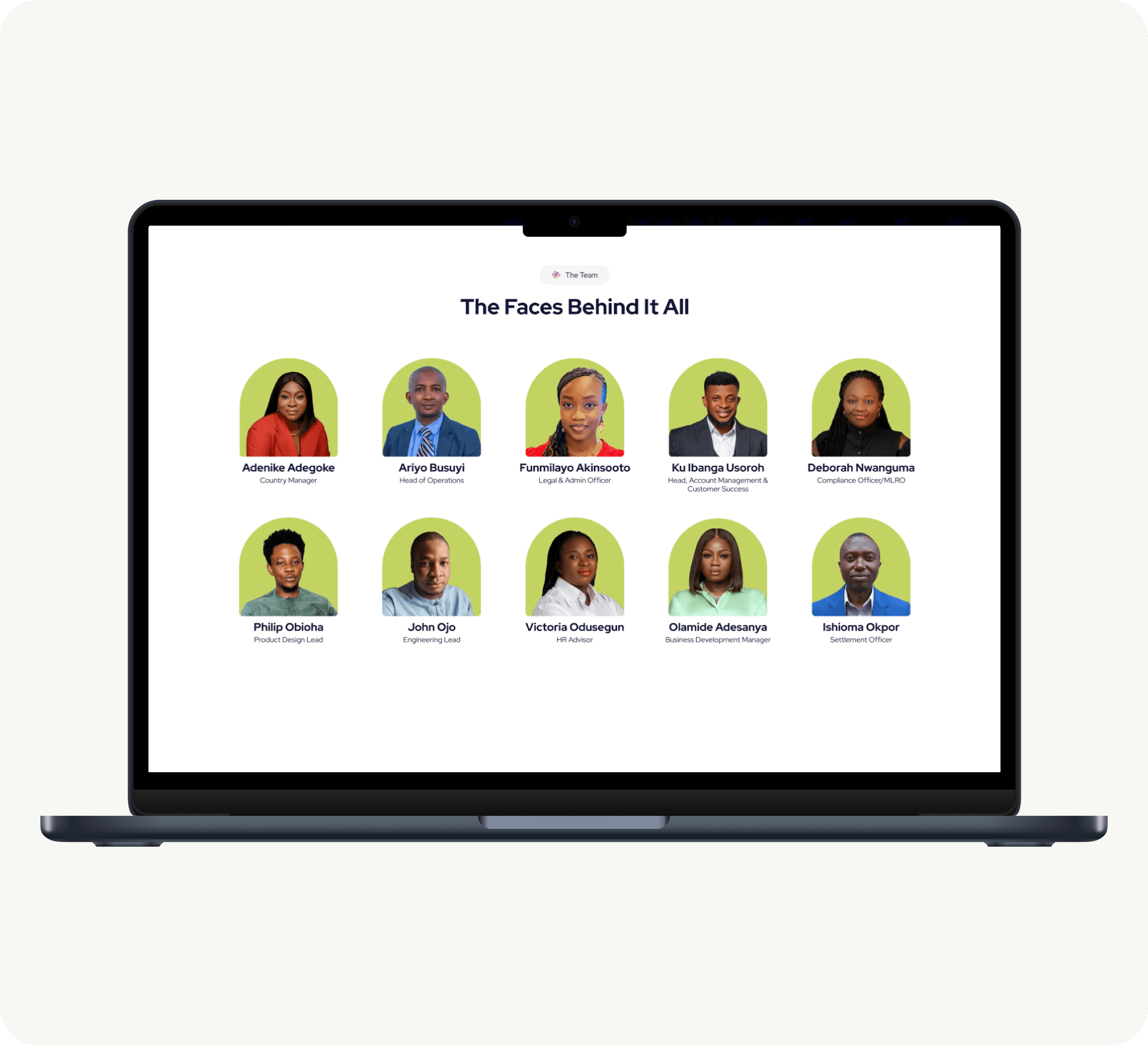 Team working on creative design