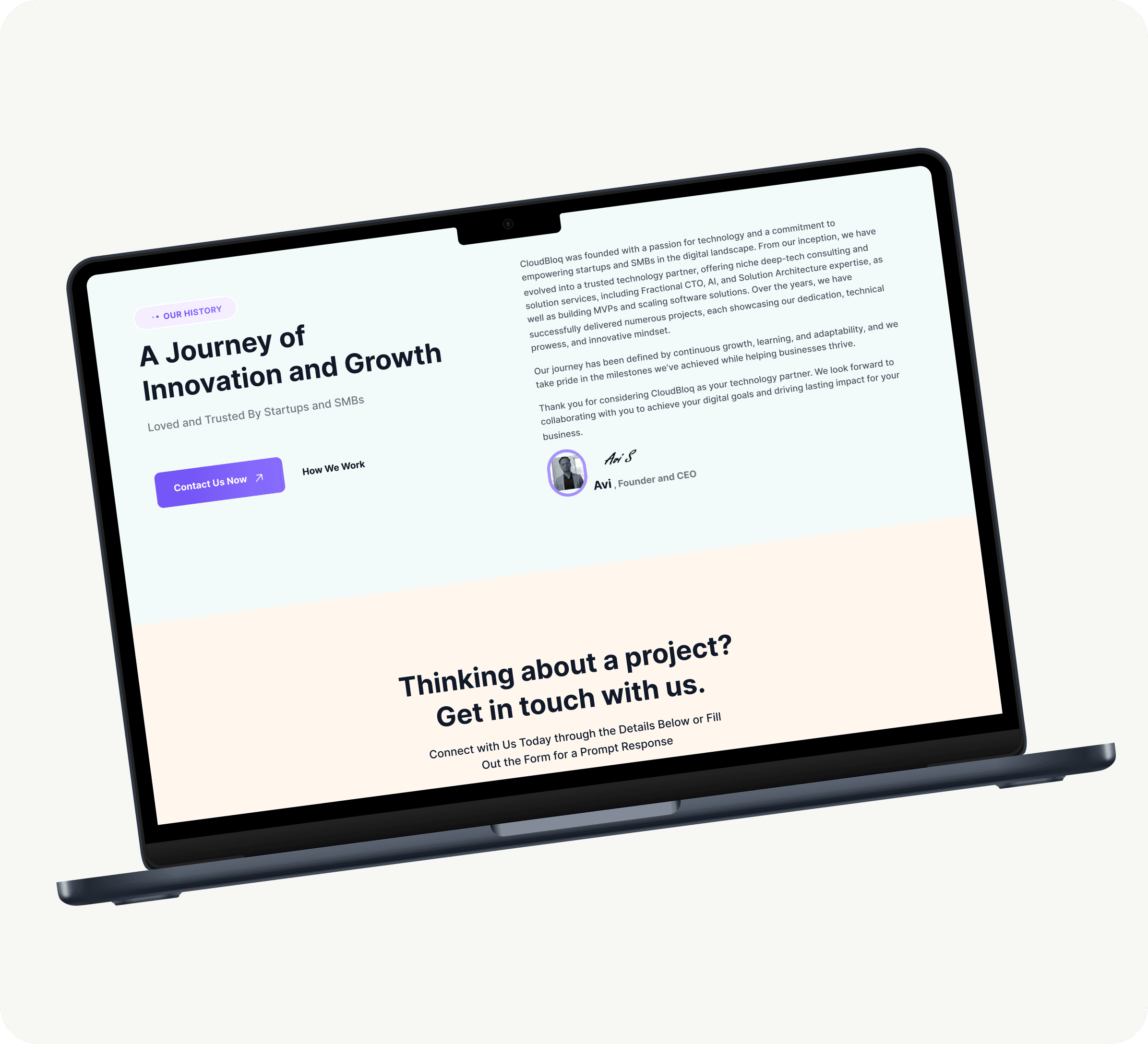 Team working on creative design