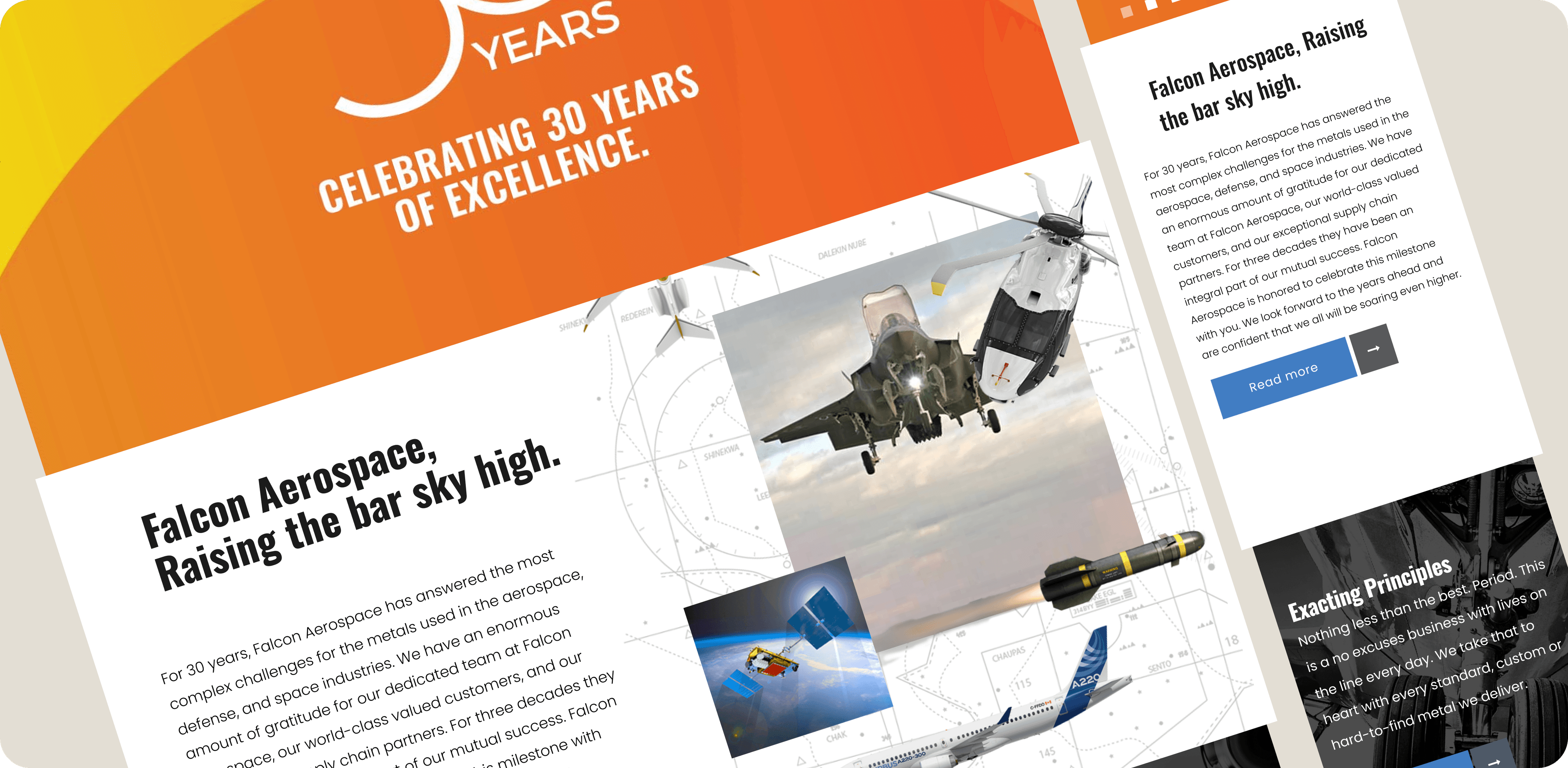 Team working on creative design