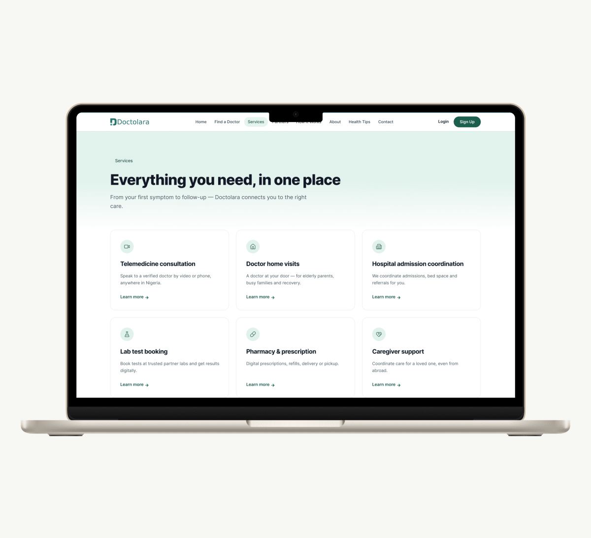Doctor Lara lab test booking and pharmacy support