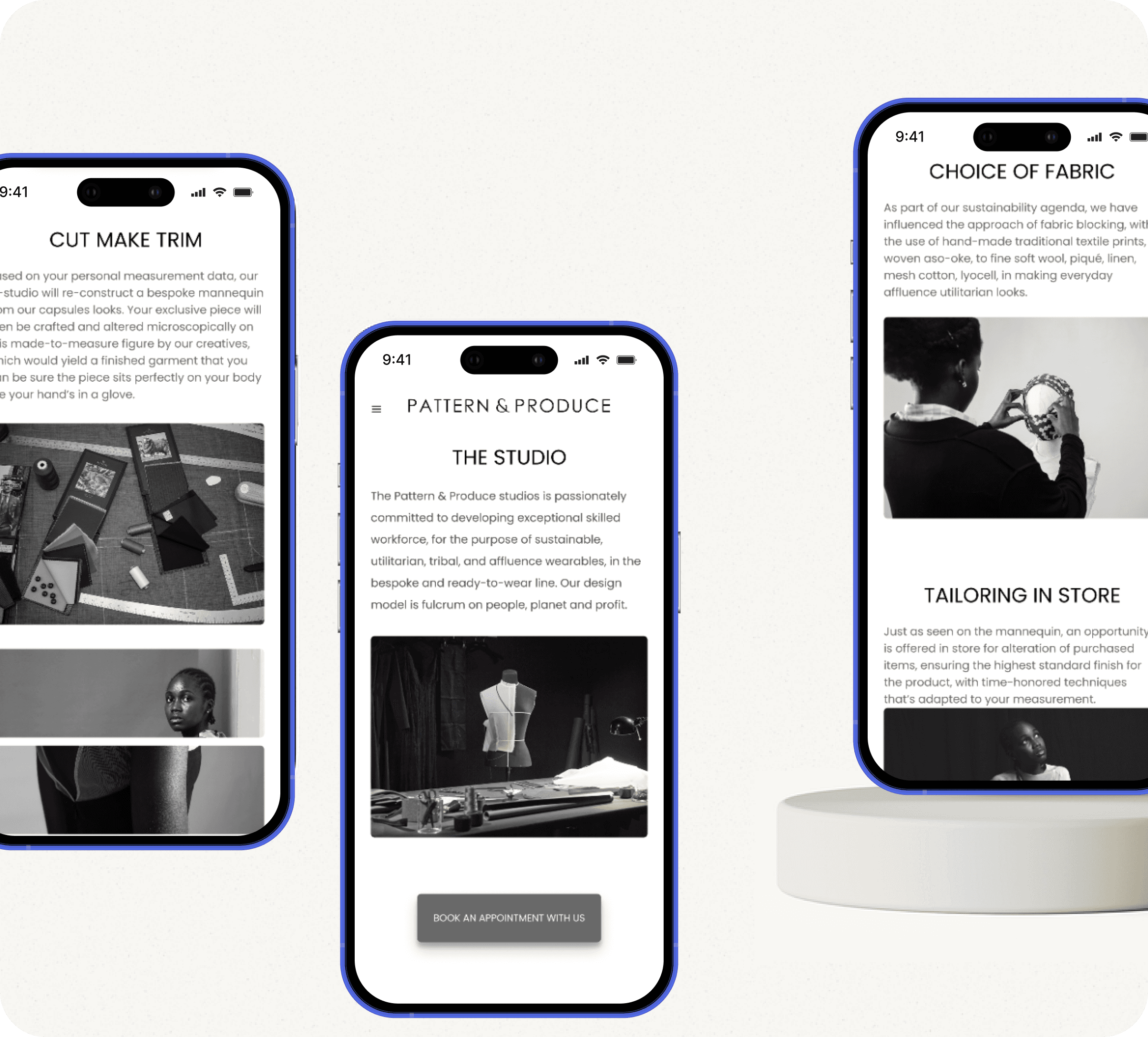 Team working on creative design