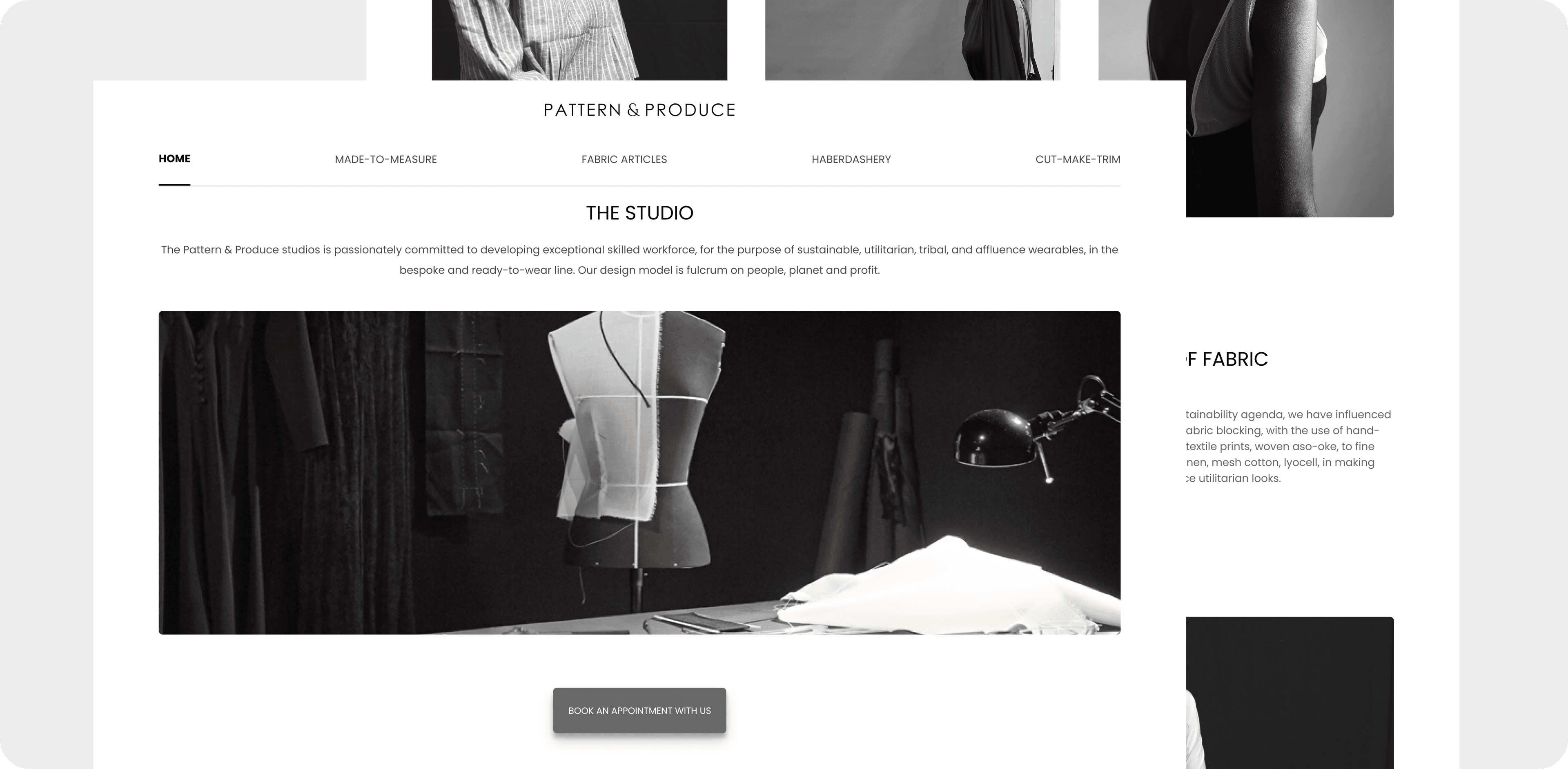 Team working on creative design